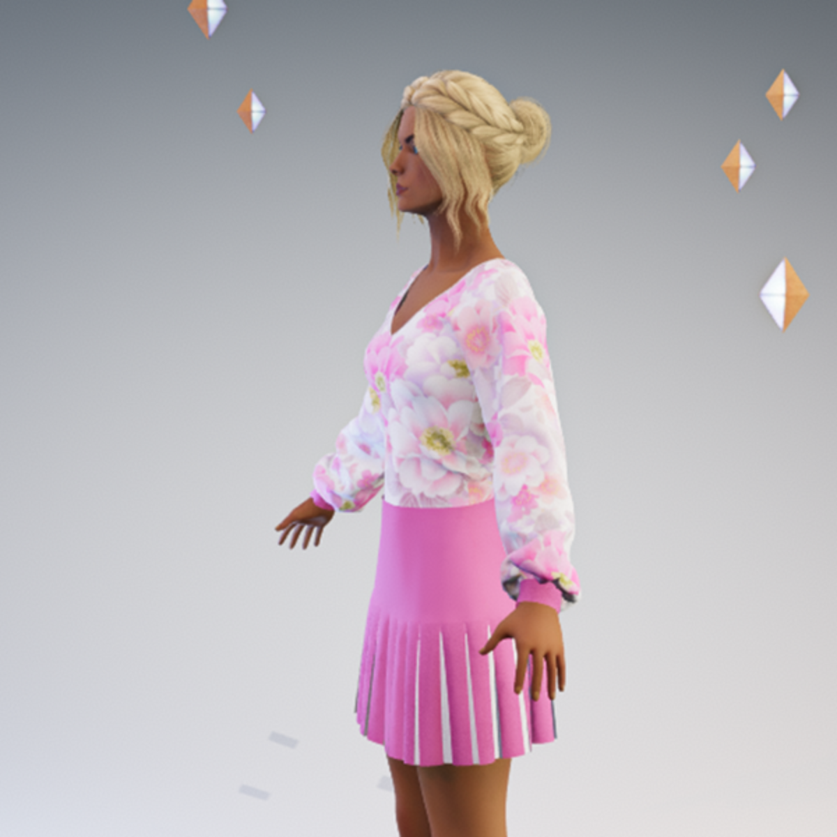 Pleated Skirt Outfit #6