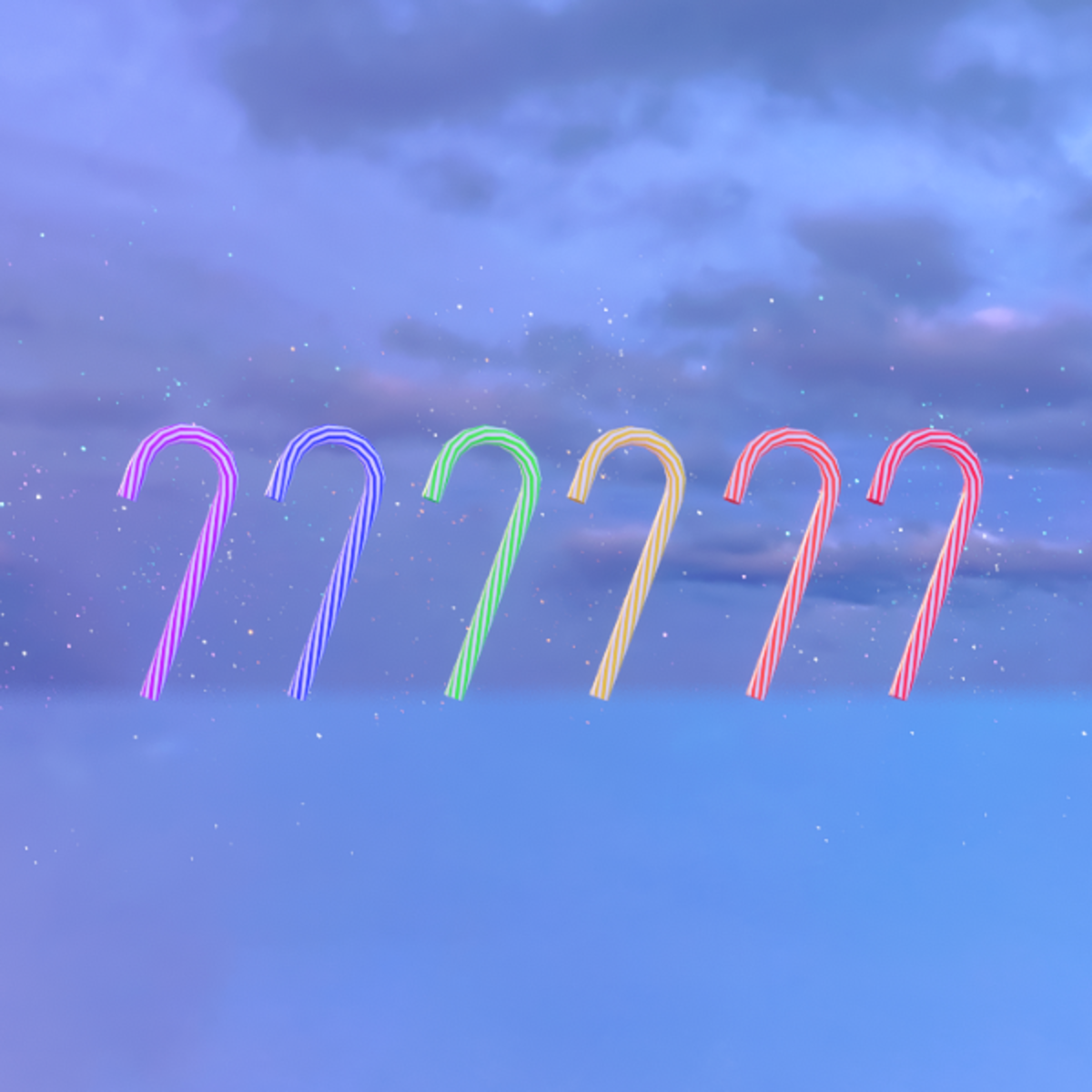 Candy Canes - Rainbow