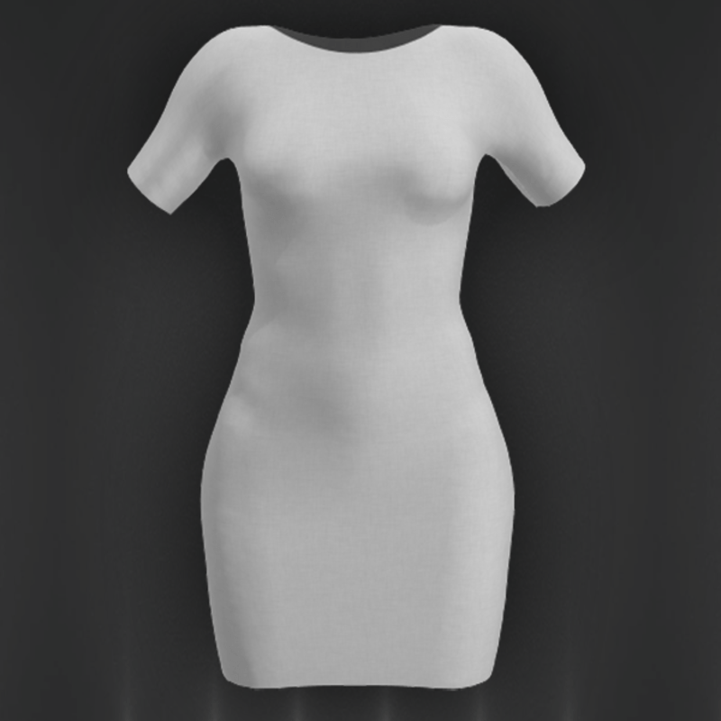 Martine white mini dress