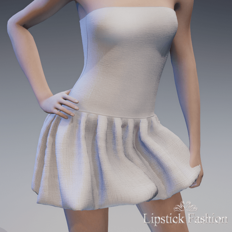 L.F. OLYMPE DRESS SILVER