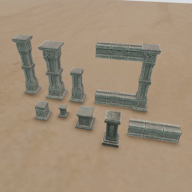 Dungeon Pillar Set