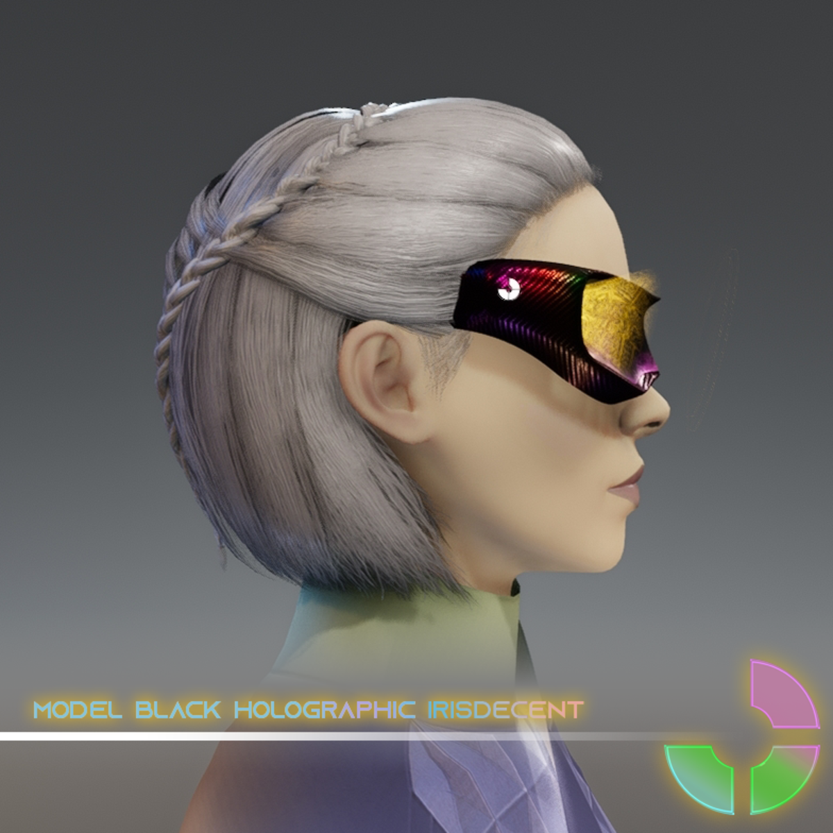 Black Holographic Irisdecent