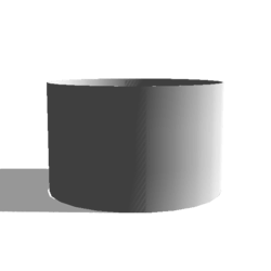 roofless cylender sky box blank