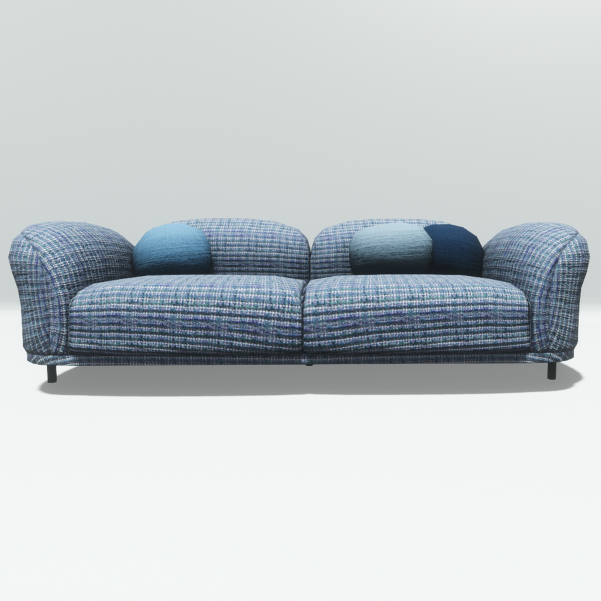 Synefo sofa - multi blue