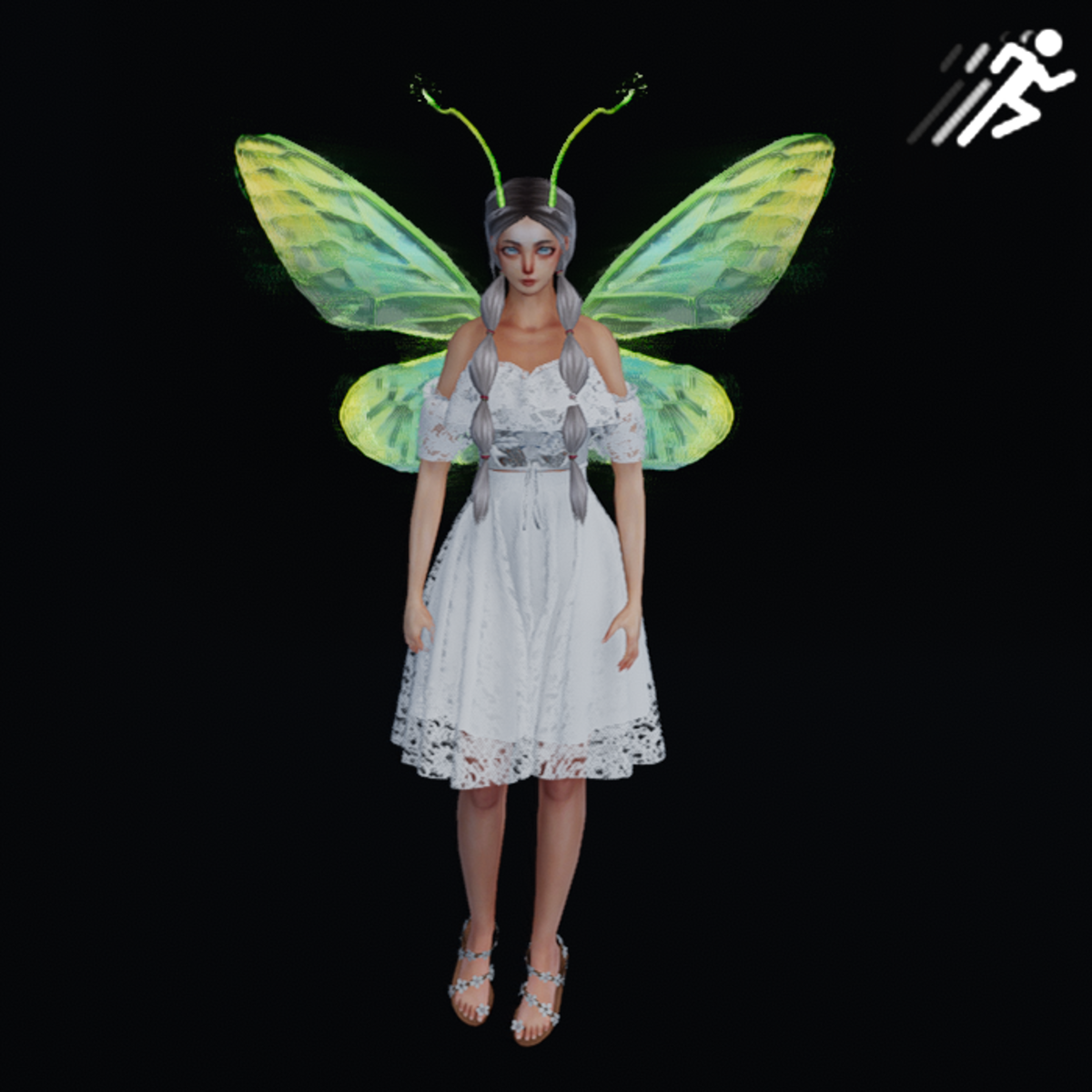 Drifting Float With Flutter For Fairy Wings EMOTE