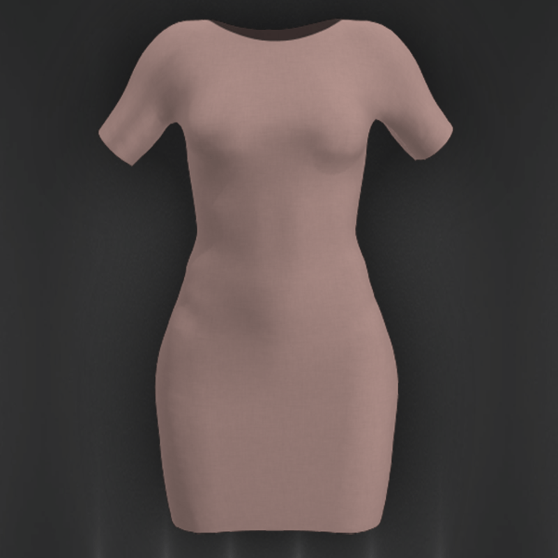 Martine corail mini dress