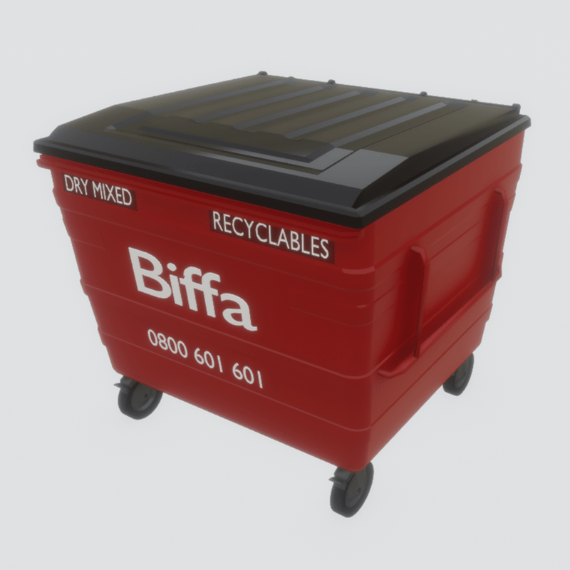 UK Large Wheelie Bin