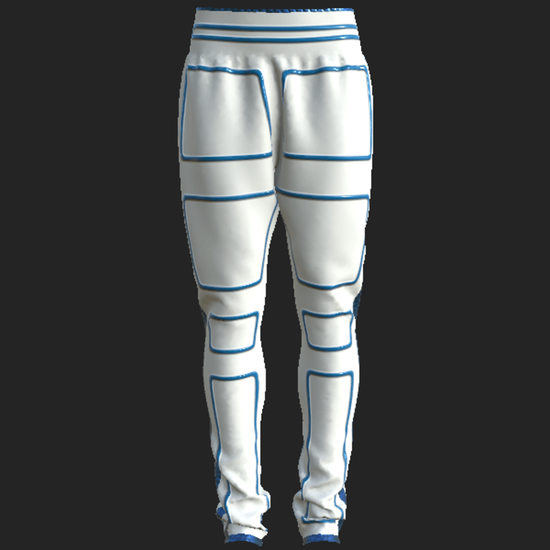 NEO SPORT PANTS_ WHITE BLUE