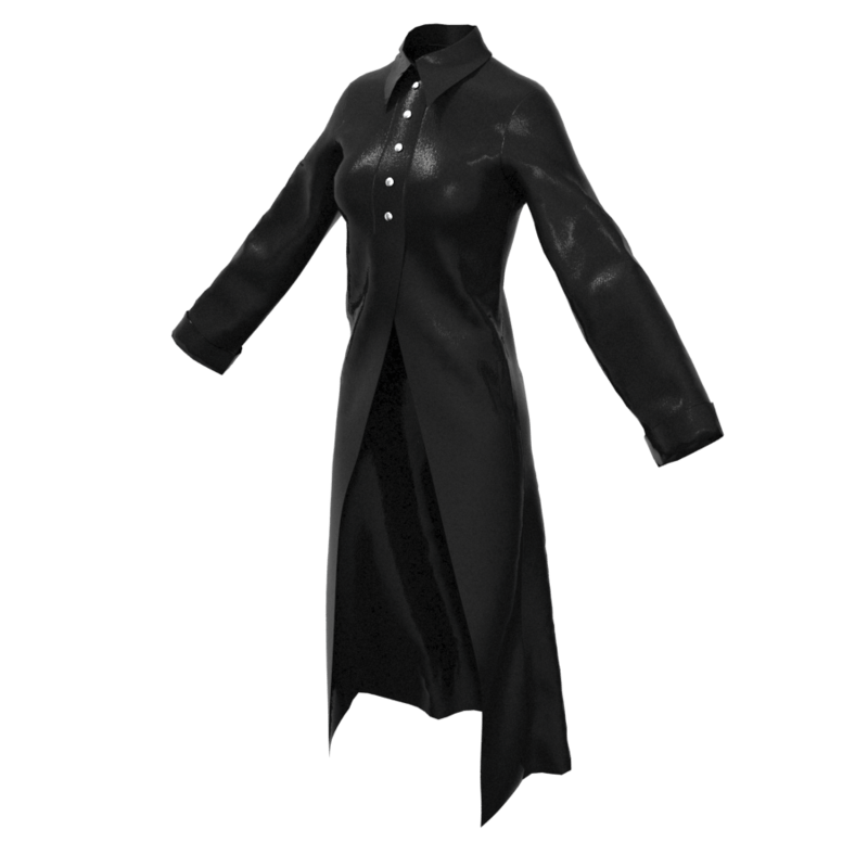 UNPRODUCTIVE LONG JACKET BLACK