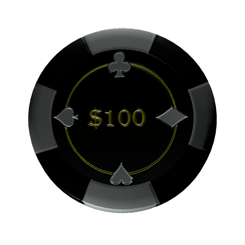 Poker chip 100 (colision)