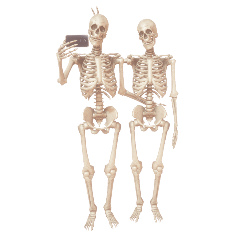 Skeleton Selfie anim