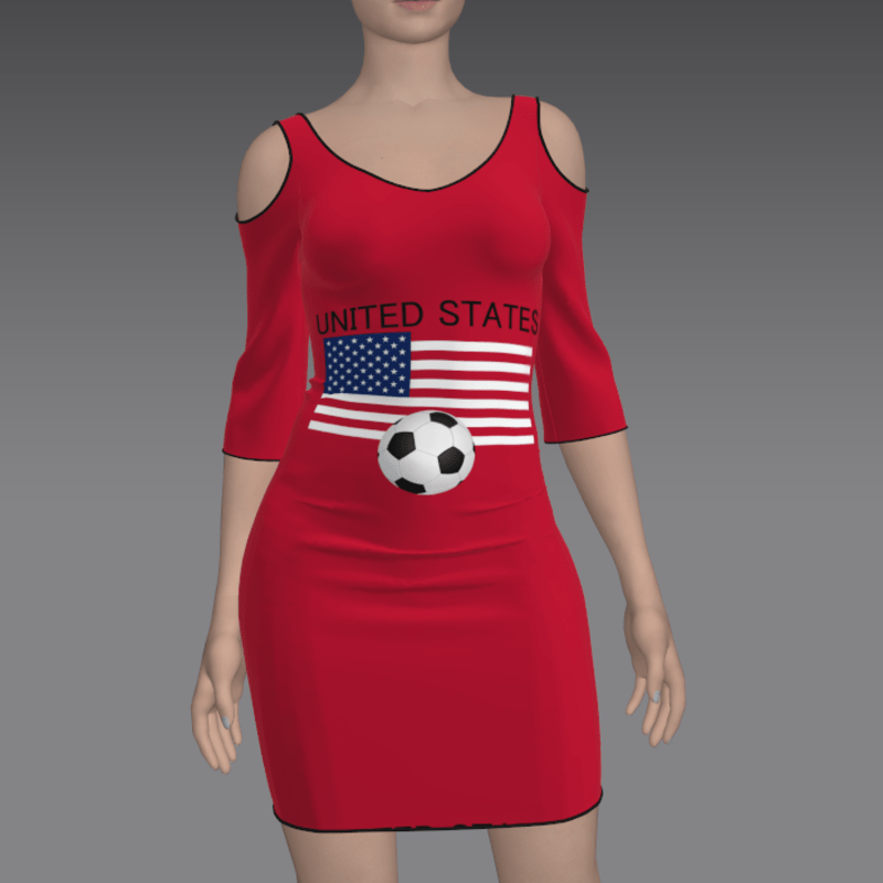 United States Soccer Dress