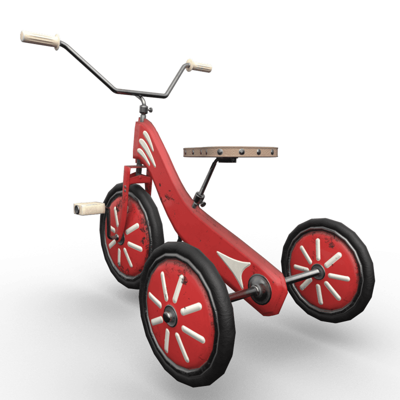 Tricycle Vintage Red