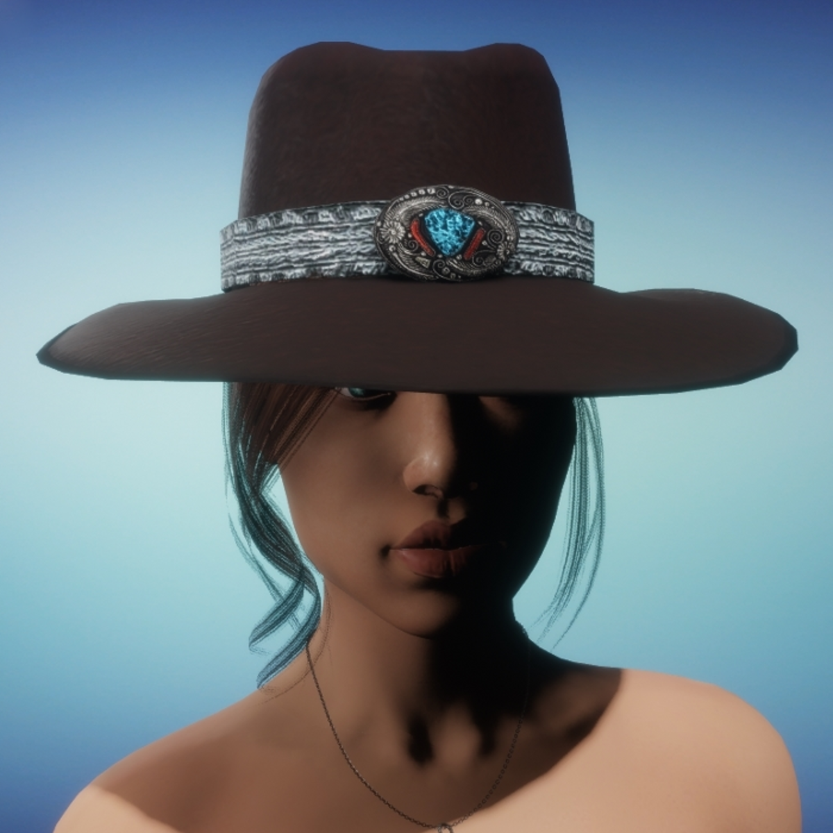 COWGIRL HAT - Brown