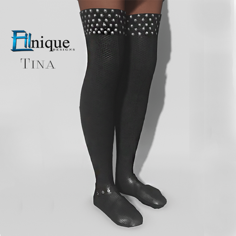 Tina Thigh High Sock Boots