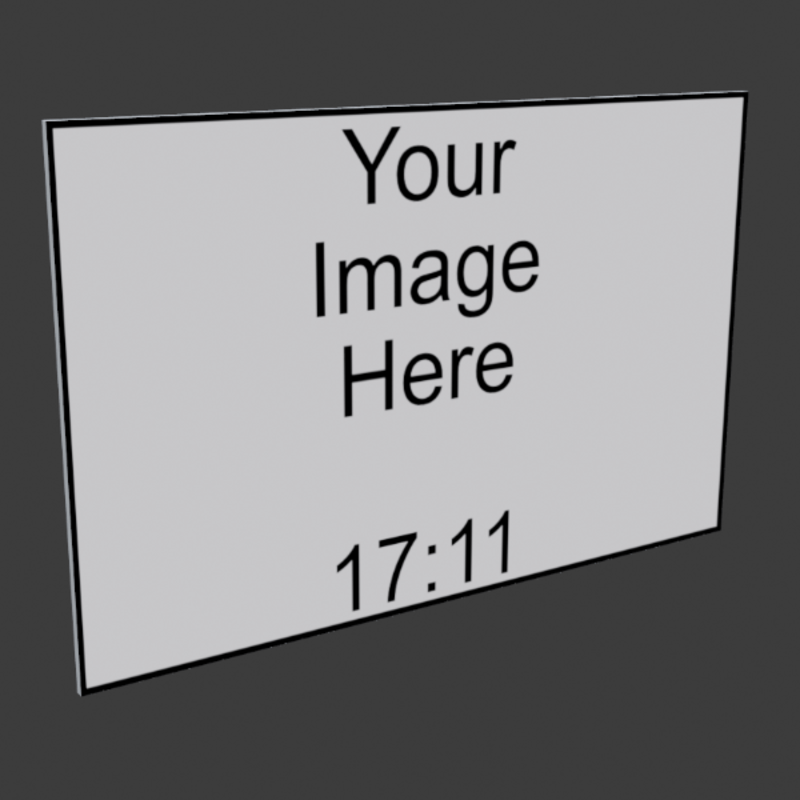 17x11 Frameless Image Panel