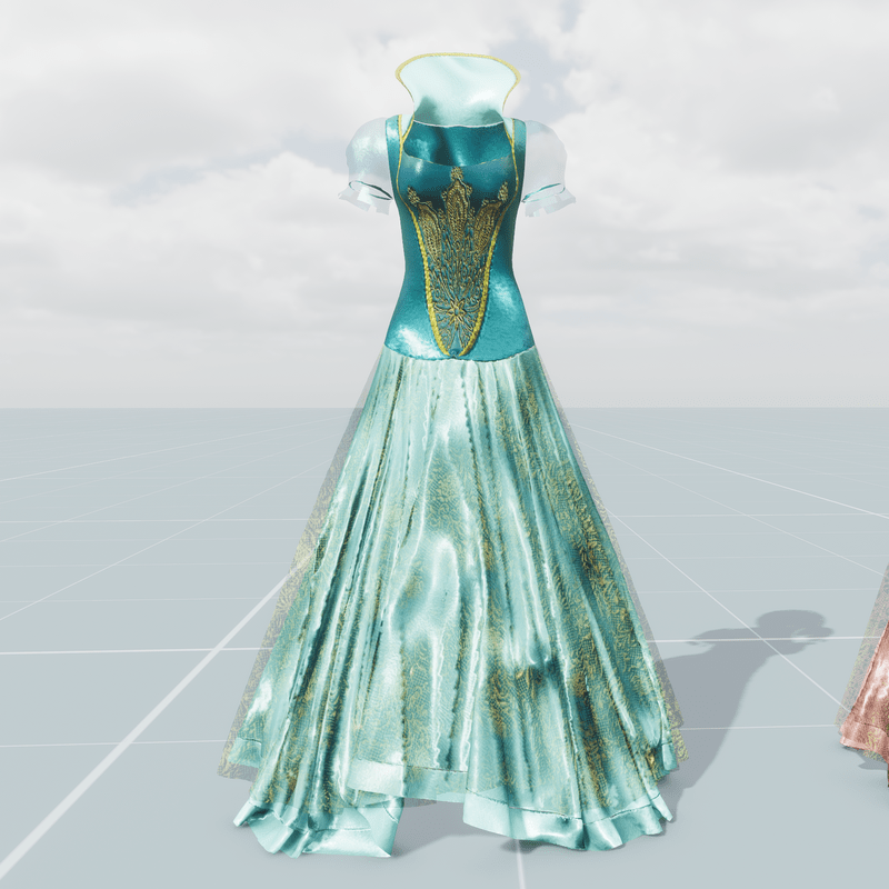 Queen's Dress(Aqua Disney)