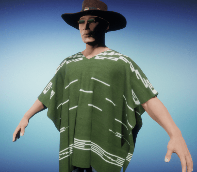 South Western Poncho
