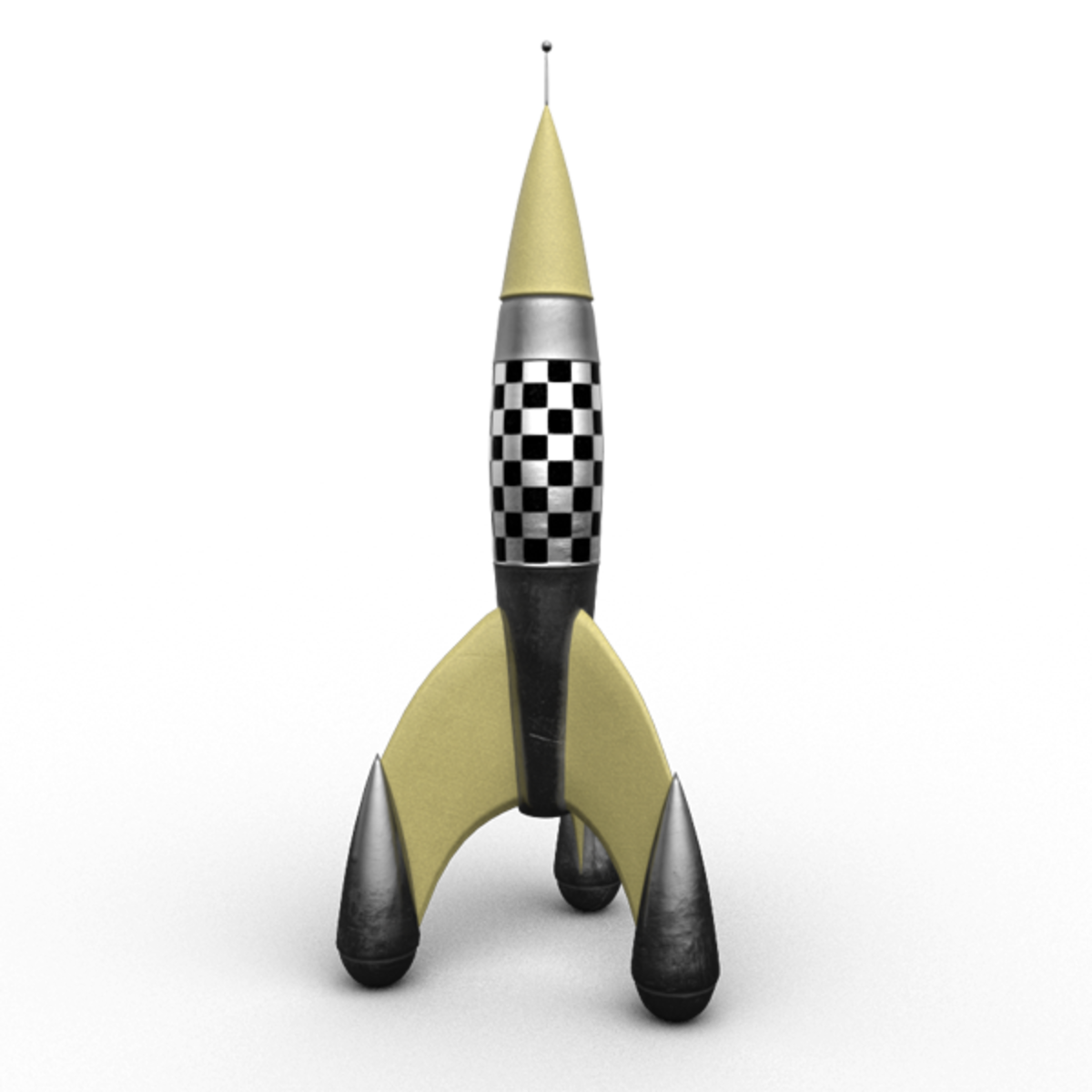 Vintage Rocket Yellow