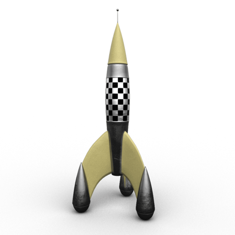 Vintage Rocket Yellow