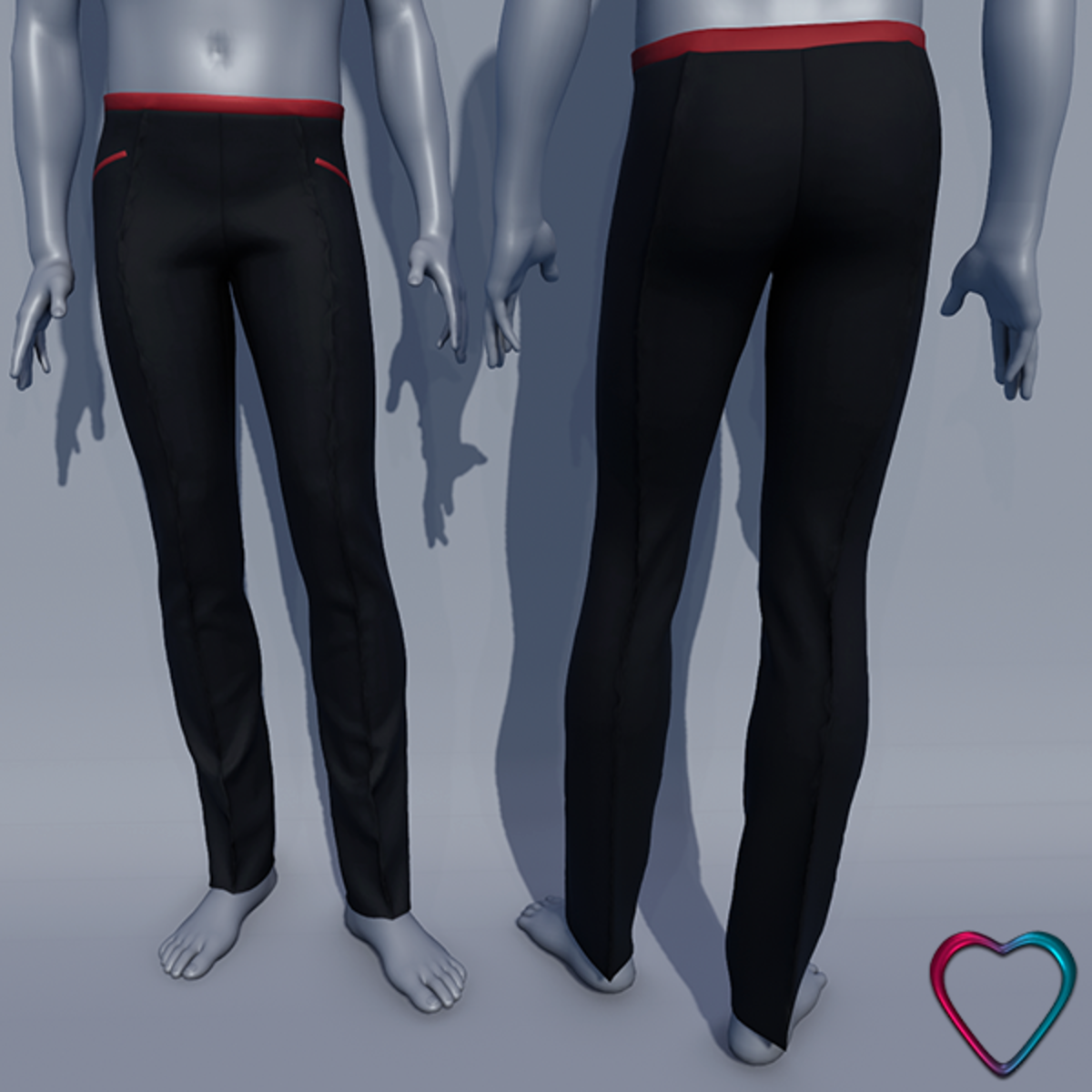 Men Formal Pants - Red