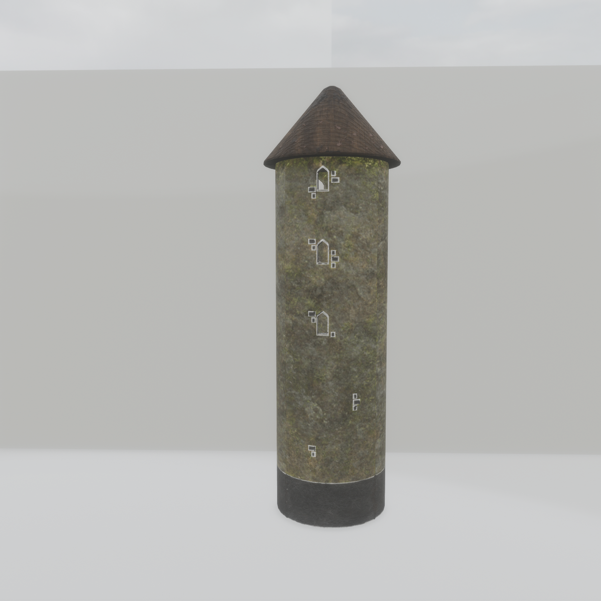 castle tower mirrored (left side) mesh