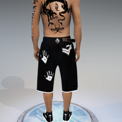 SUMMER SHORTS_ V2 BLACK EMISSIVE