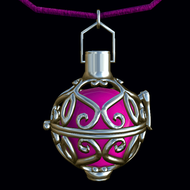 Necklace The Engelrufer-Heart-24 (angel caller), 24mm Diameter