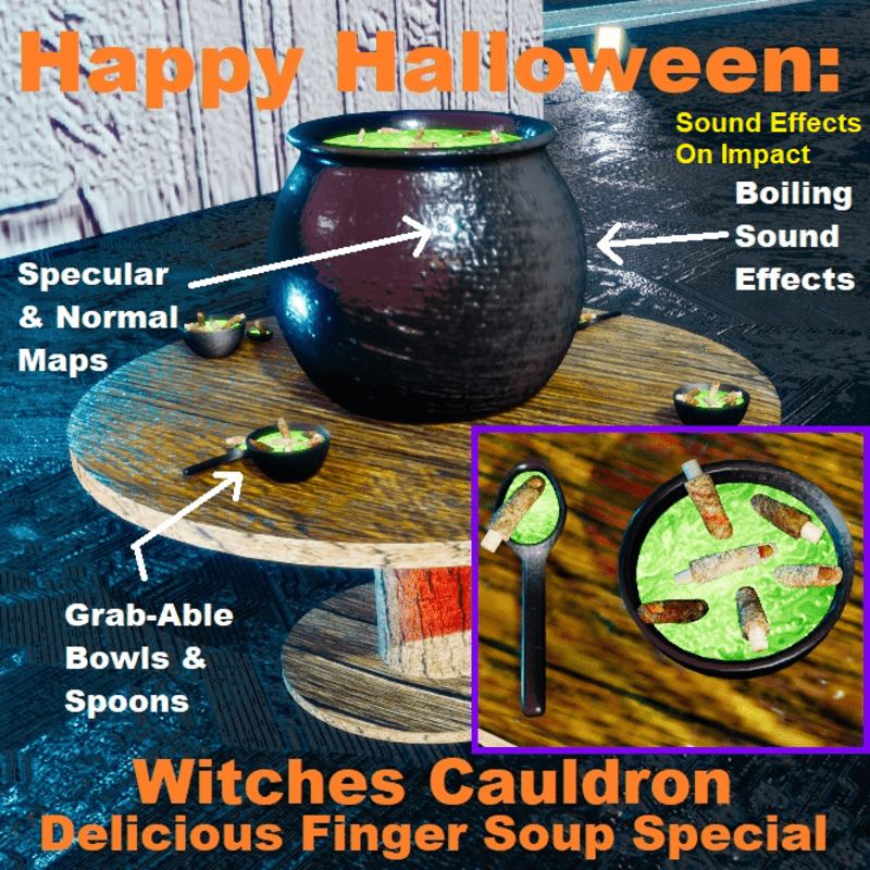 Witches Cauldron: Delicious Finger Soup Special (v.1)