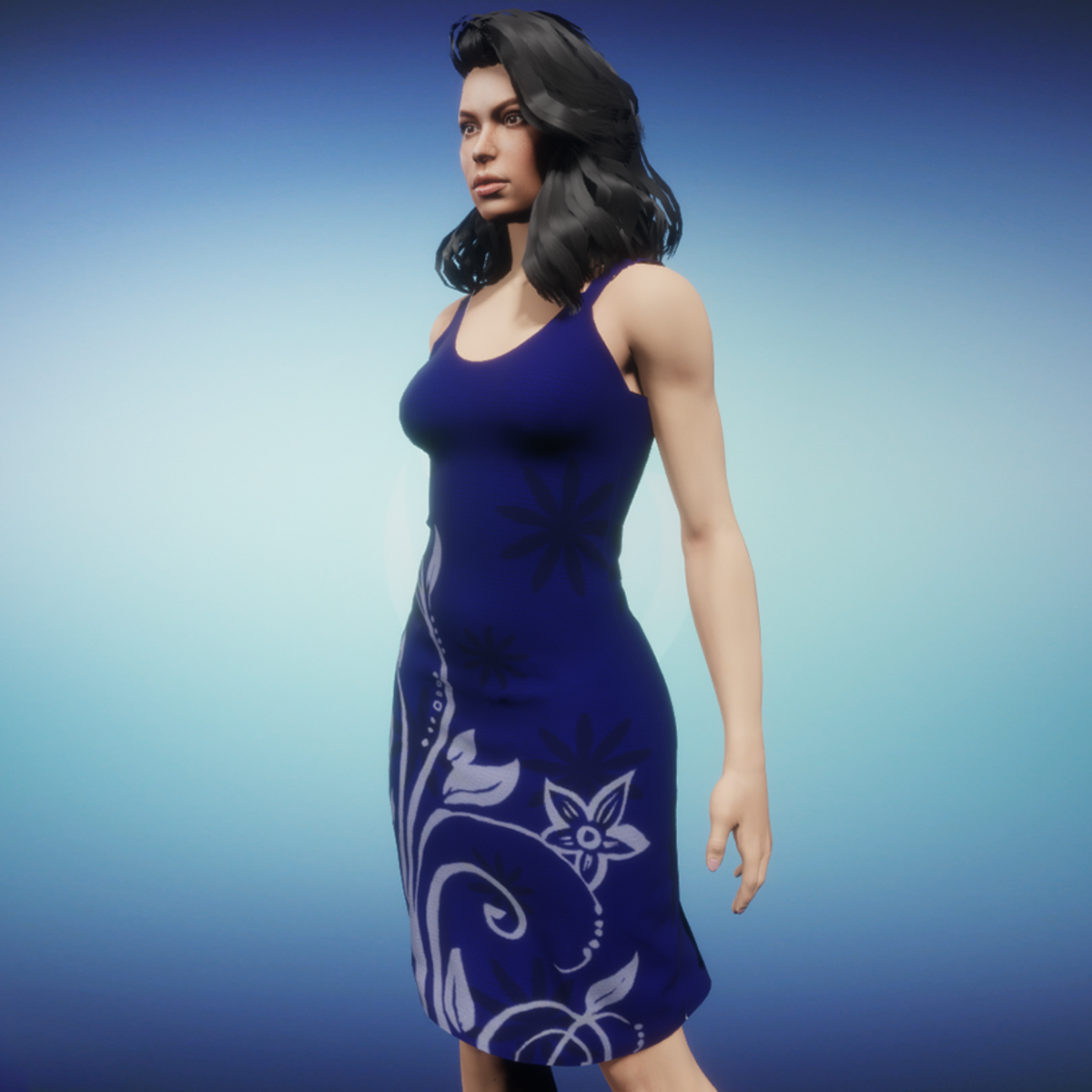 Summerdress Elly blue