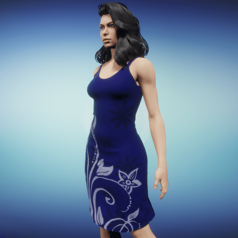 Summerdress Elly blue