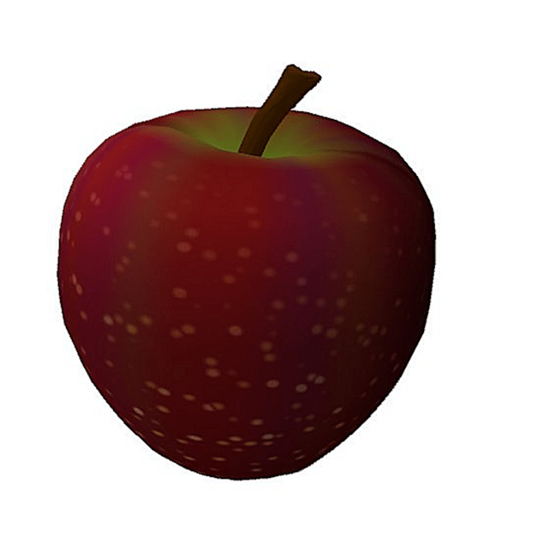 Roter Apfel 3d Model