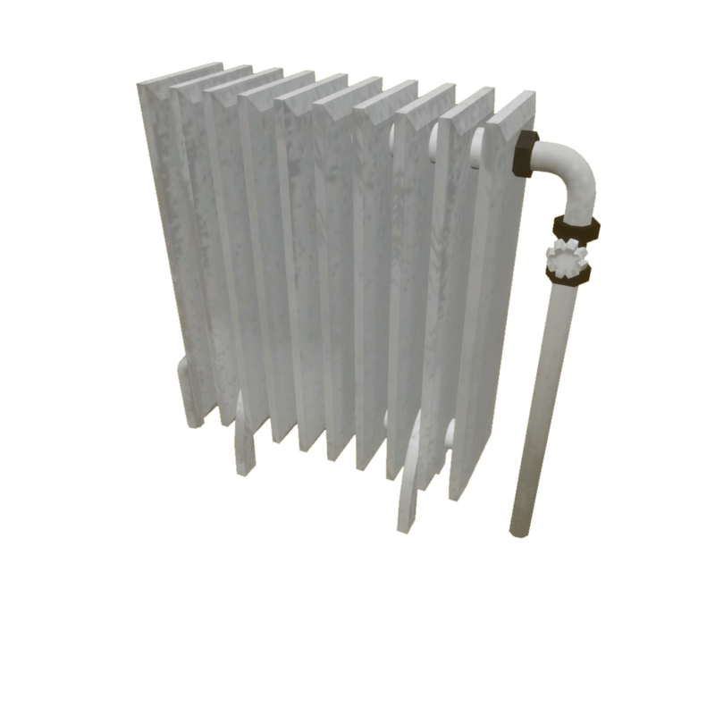 Old house radiator
