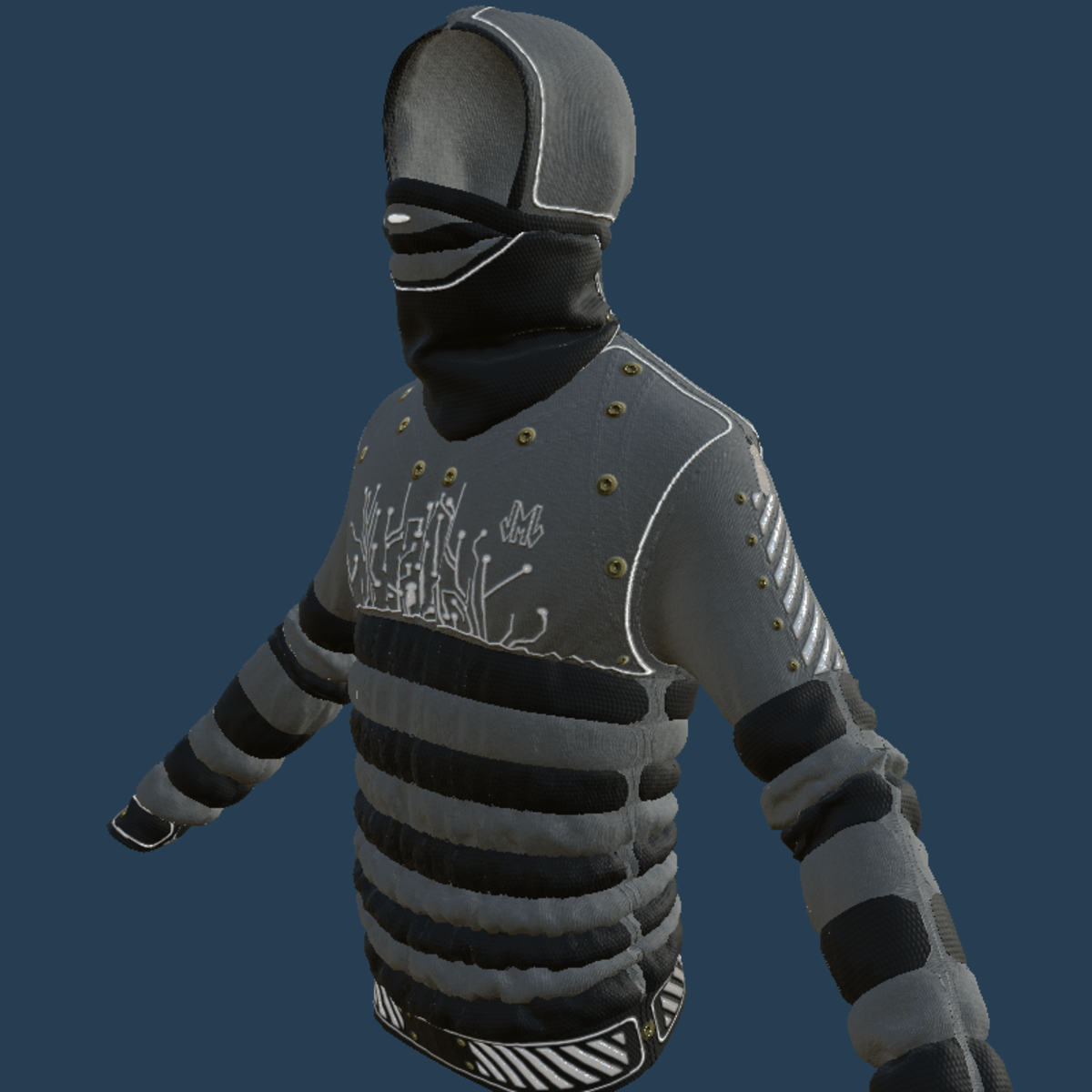 MAIKA JACKET COLORS GRAY EMISSIVE