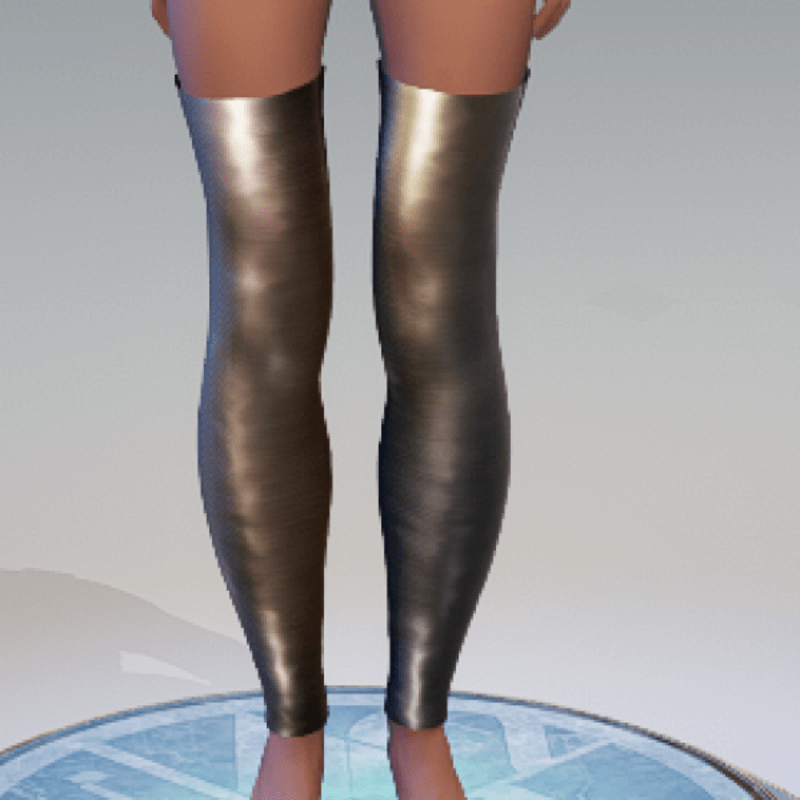 Silver Metallic leggings