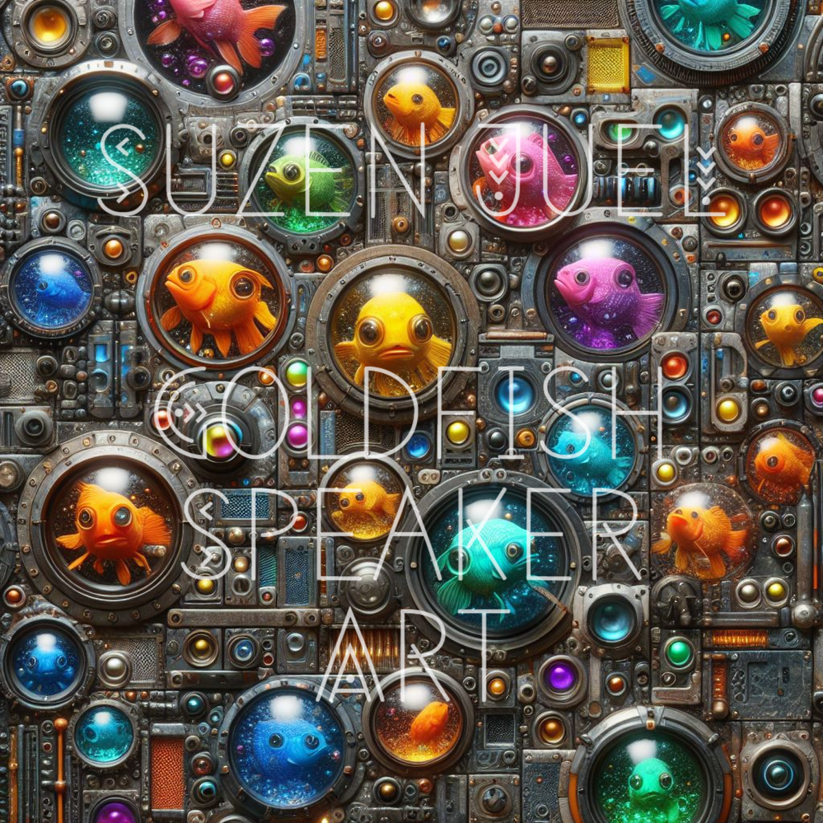 Goldfish Speaker Art - Suzen JueL