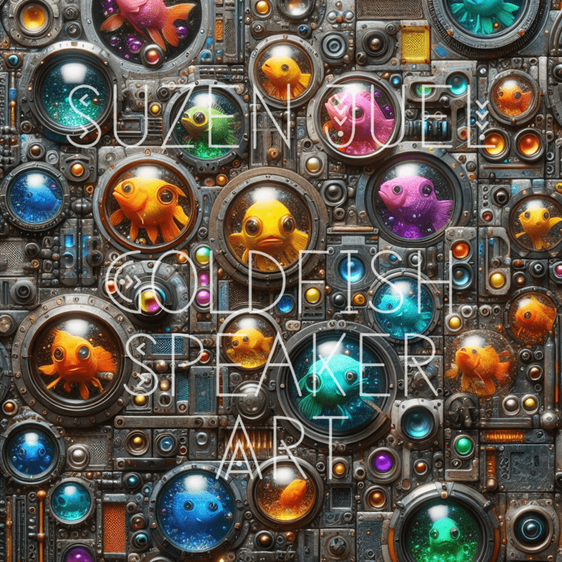 Goldfish Speaker Art - Suzen JueL