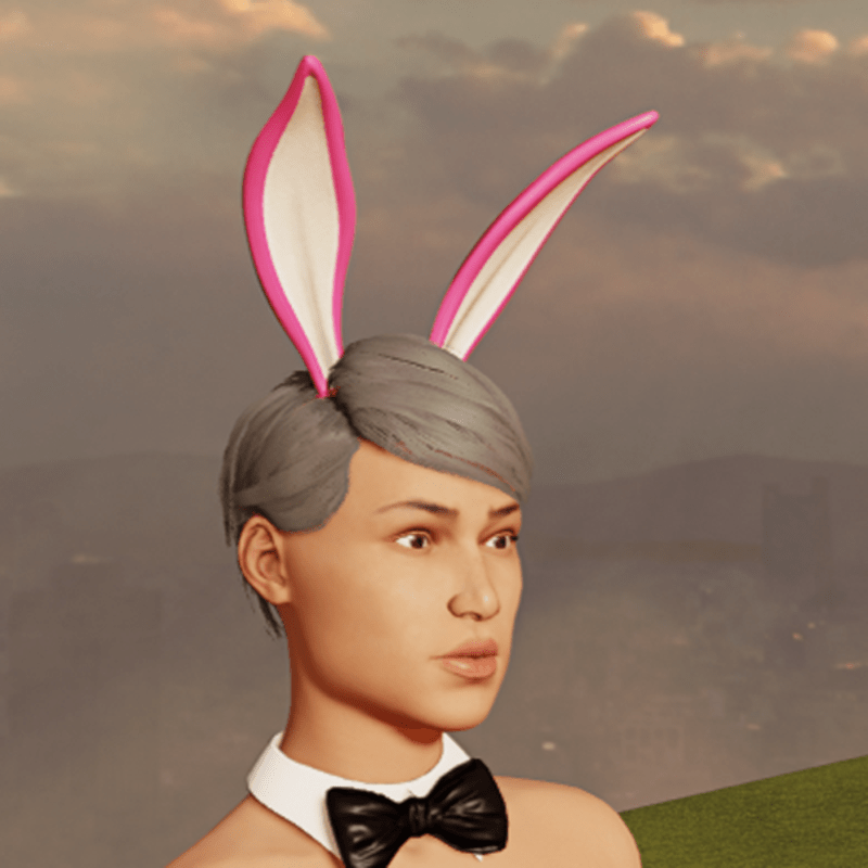 Bunny Ears - Up - Pink