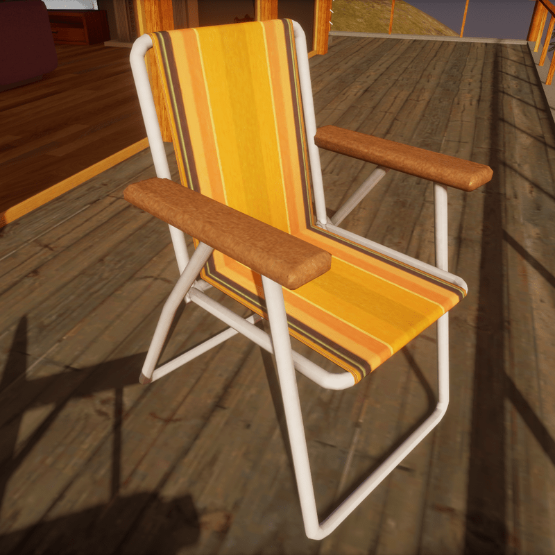 Deckchair (yellow)