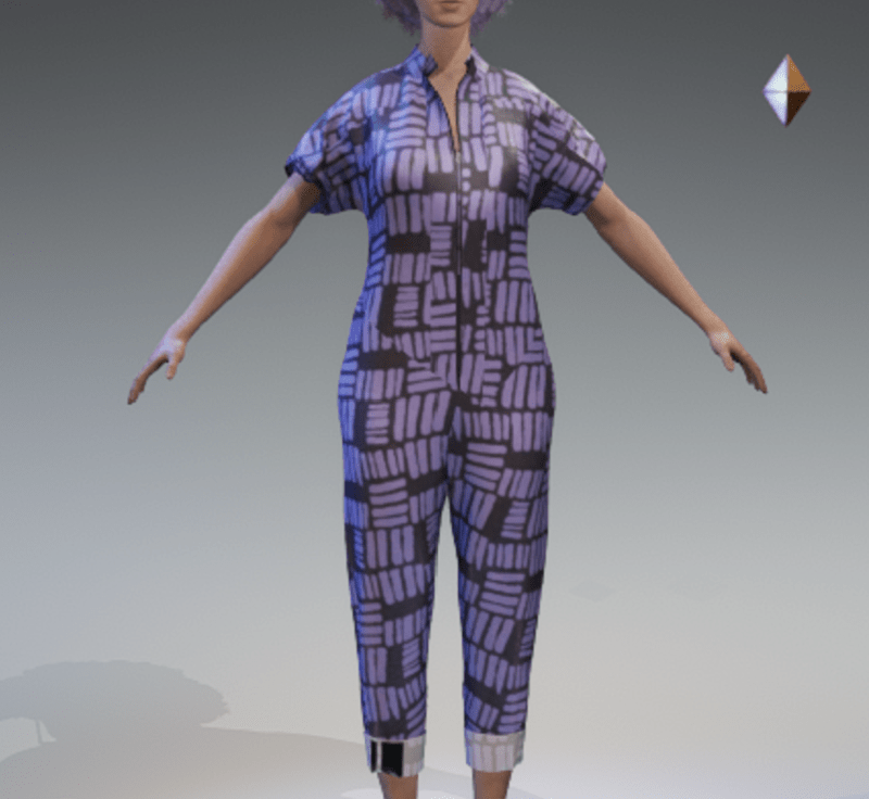 Jumpsuit-Brick Purple