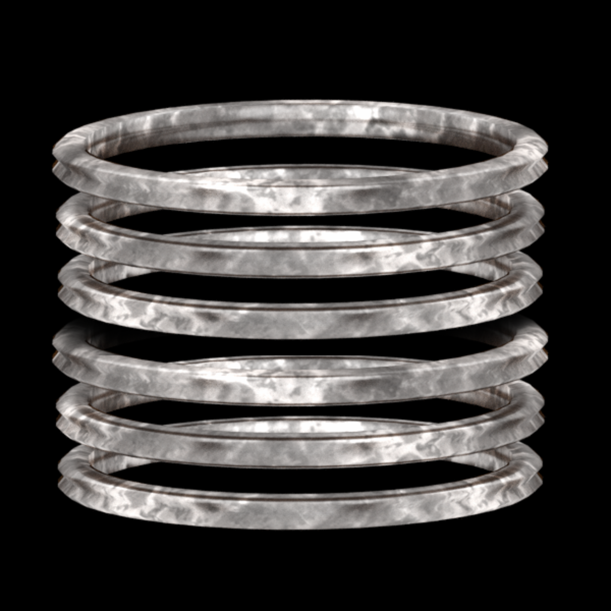 Simple Armlet Lower Arm - Silver