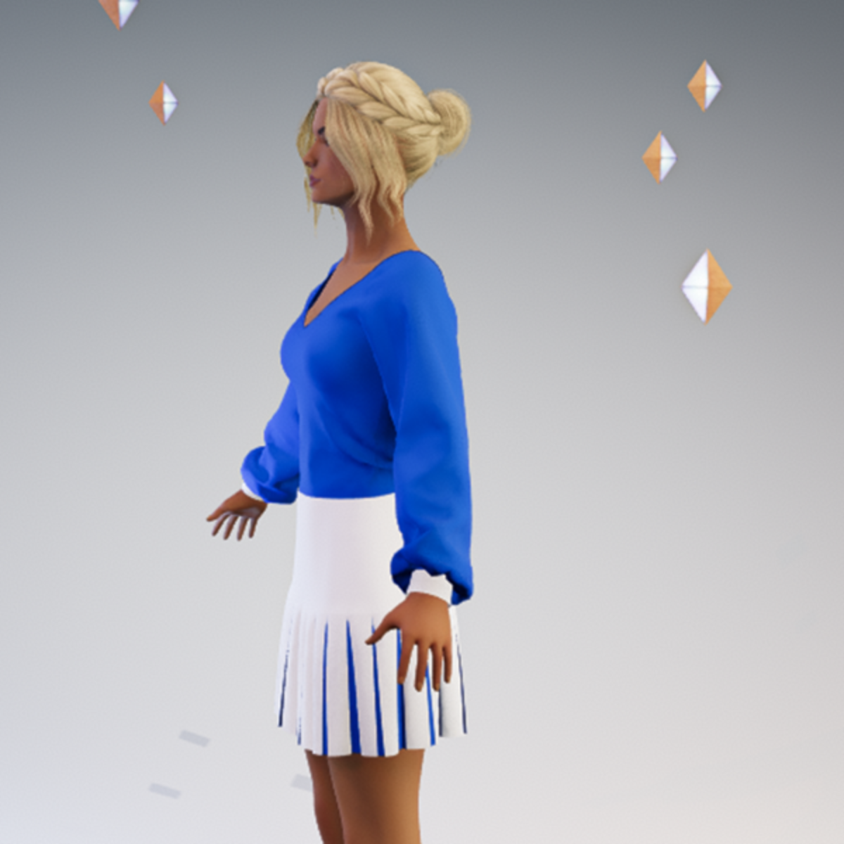 Pleated Skirt Outfit #2
