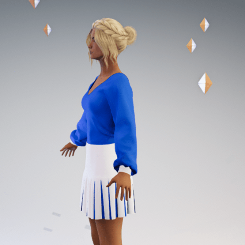 Pleated Skirt Outfit #2