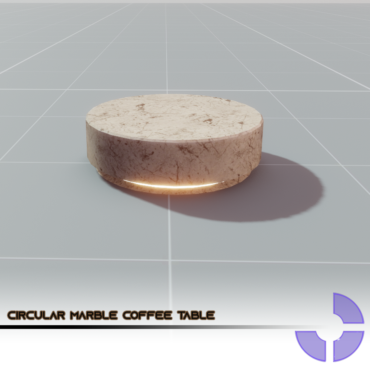 Circular Marble Coffee Table