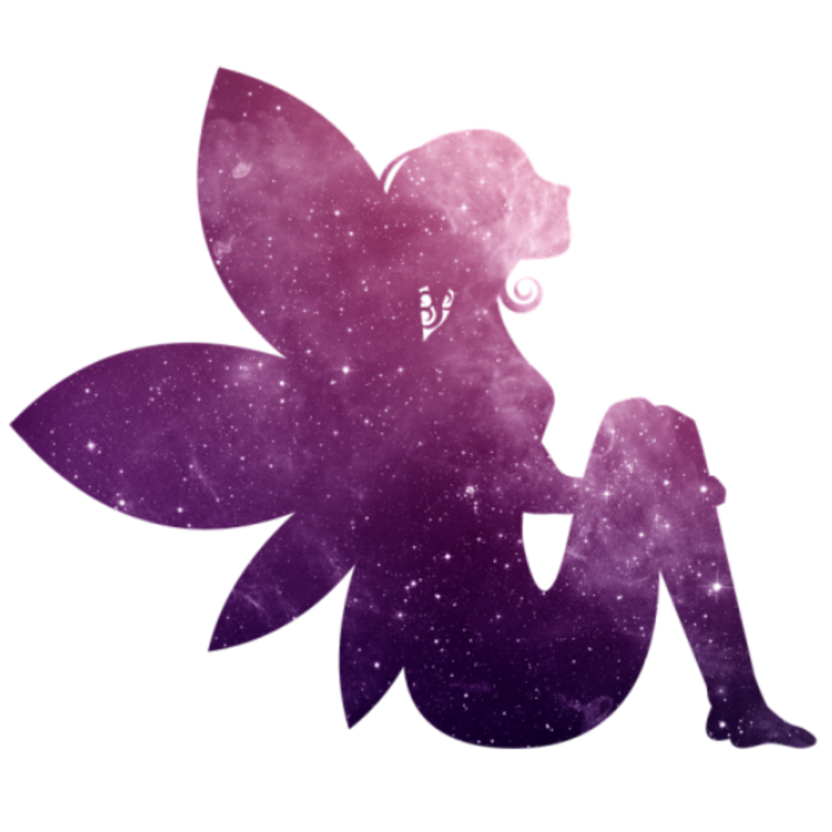 Purple Fairy Wall Decal