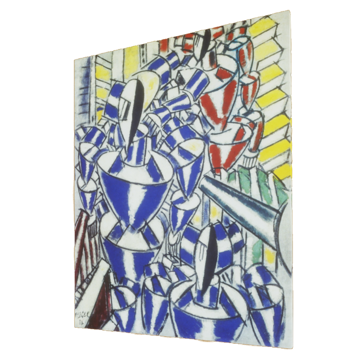 La Sortie des Ballets Russes - Painting, Art