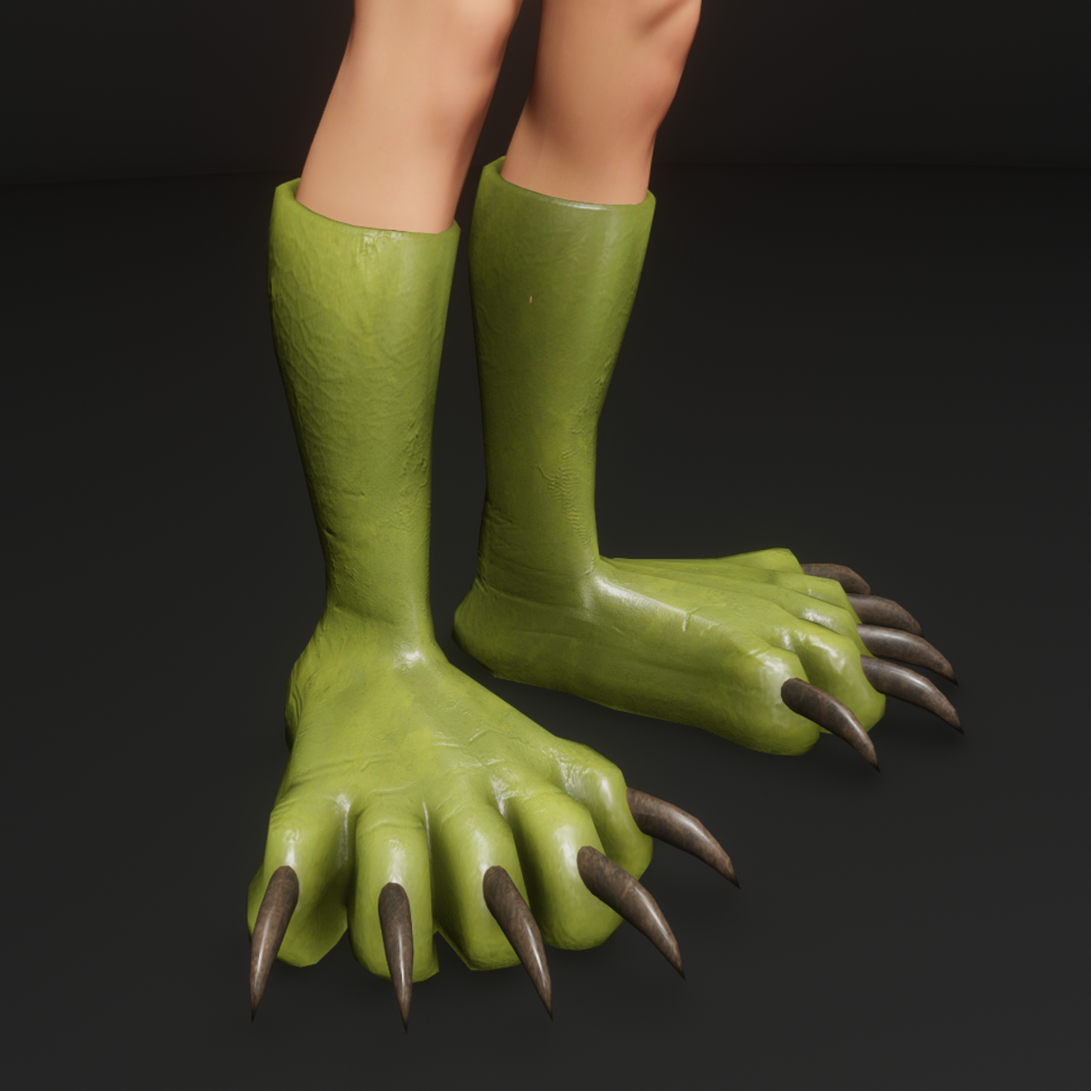 Monster feet (green)