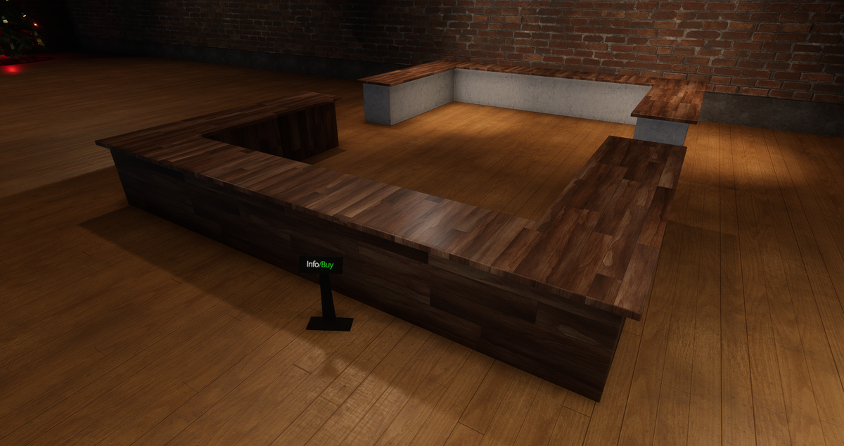 U Shape Counter/Bar - Full Mod 2 Pack