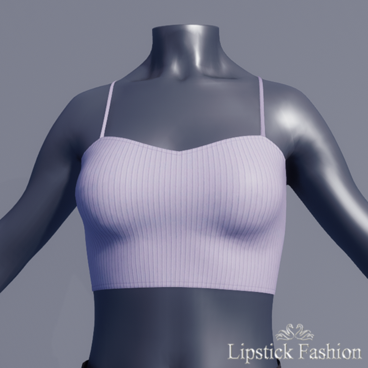 L.F. SOLENE TOP ROSE LILAS