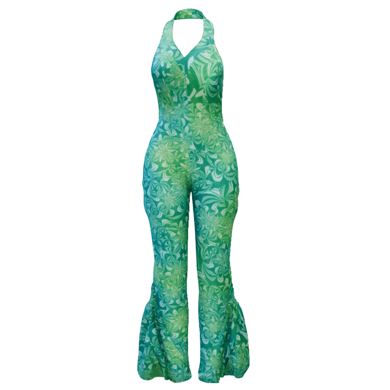 Seventies Jumpsuit Greenish